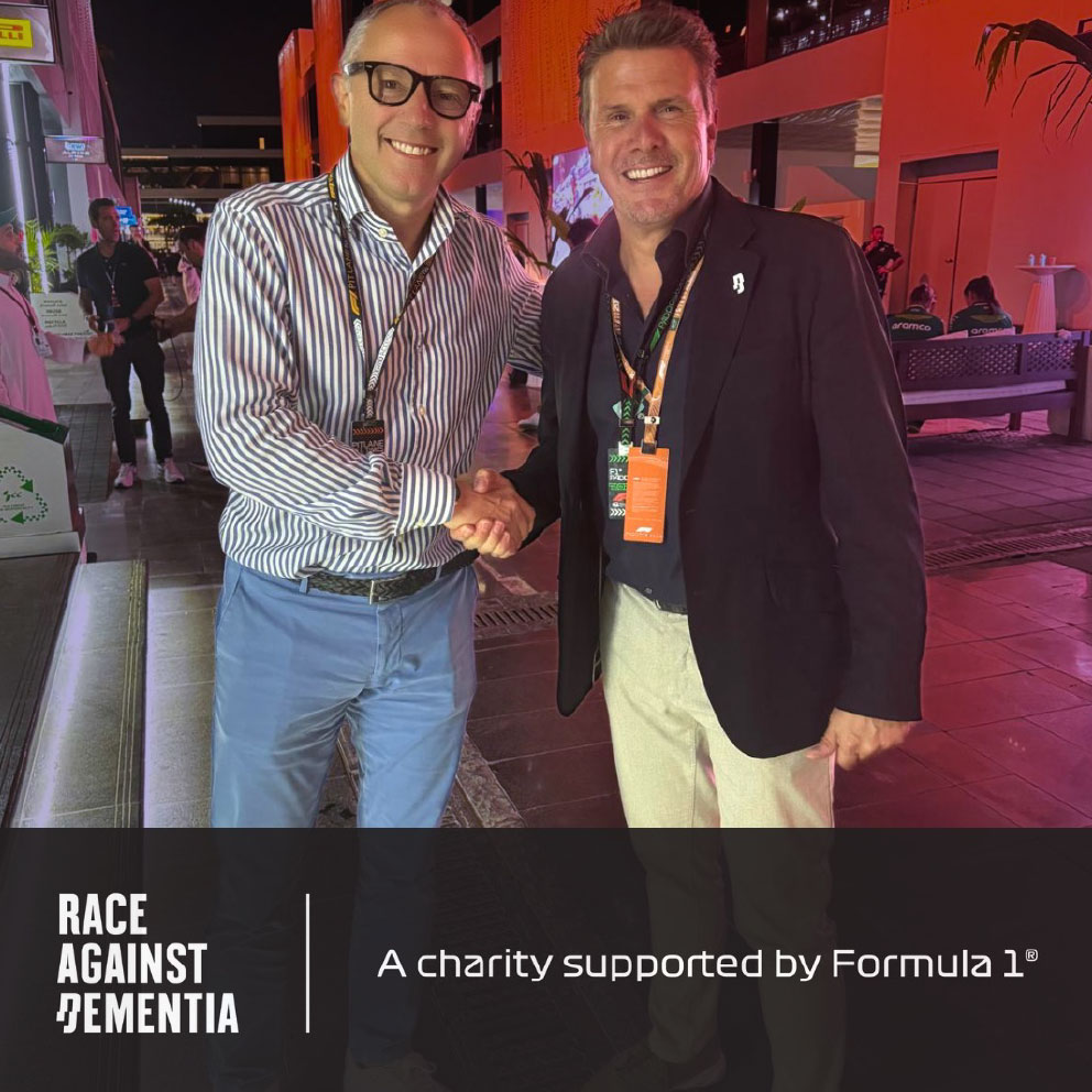 Stefano Domenicali - Formula 1 CEO and Mark Stewart – Race Against Dementia Chair of Trustees